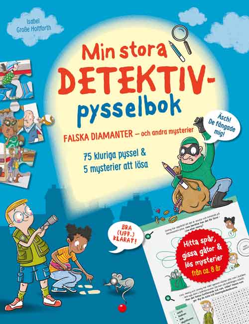 Min stora detektiv-pysselbok  – Falska diamanter - och andre mysterier