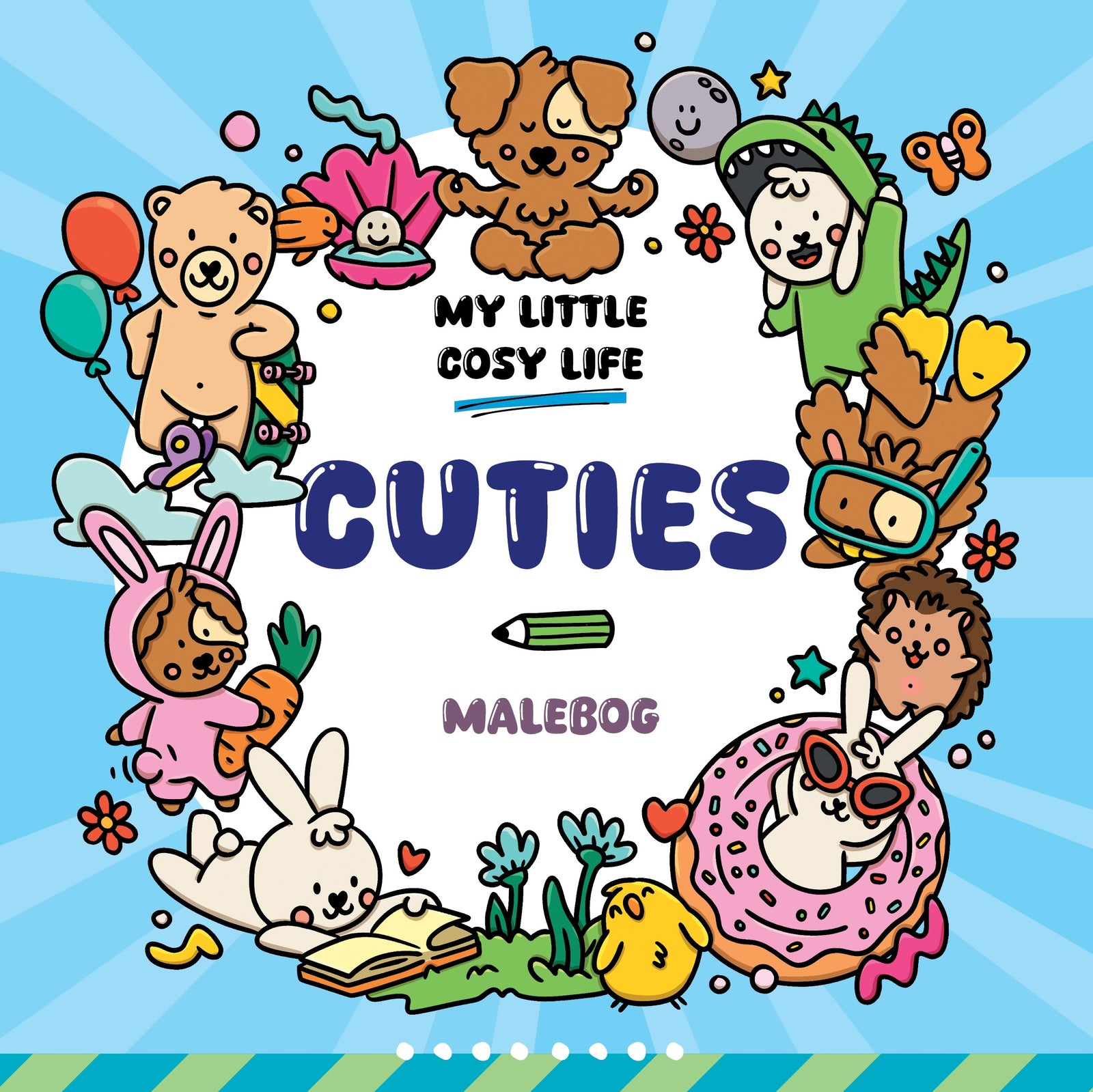Malebog: Cuties - Cozy Coloring (særudgave)