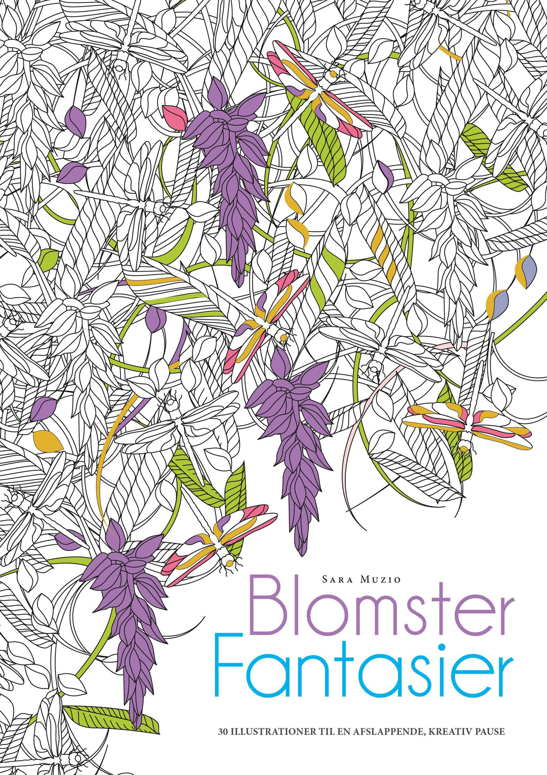 Maleblok: Blomsterfantasier
