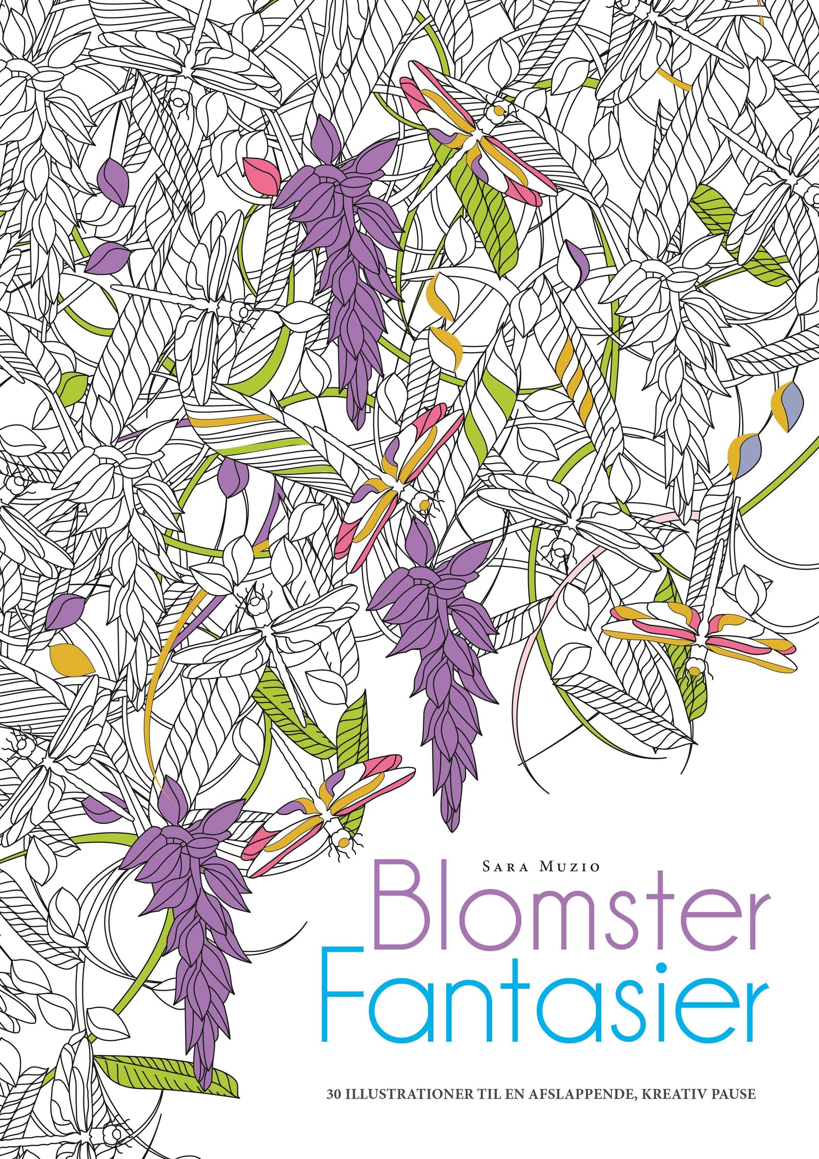 Maleblok: Blomsterfantasier
