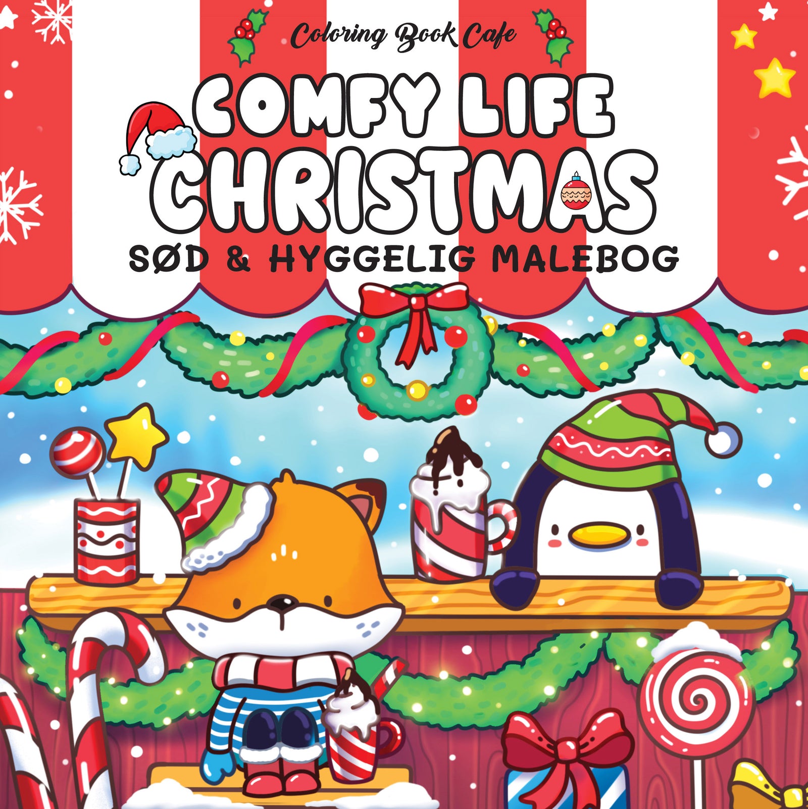 Malebog: Comfy Life Christmas - Cozy Coloring