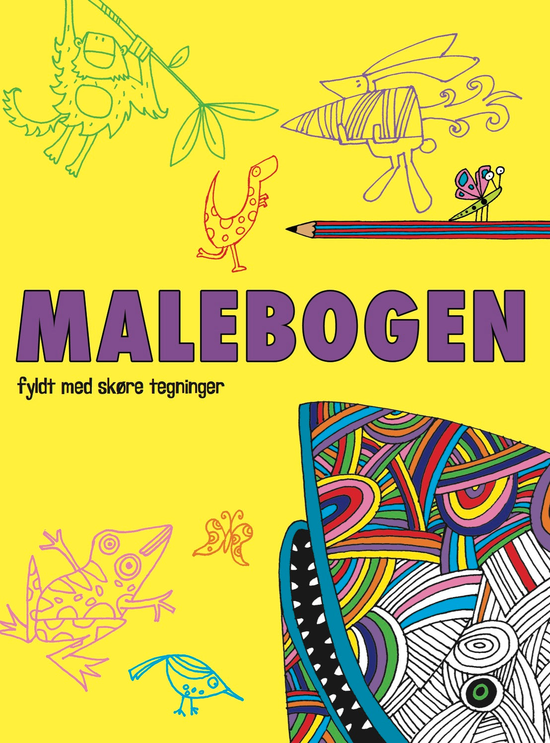 MALEBOGEN – Fyldt med skøre tegninger