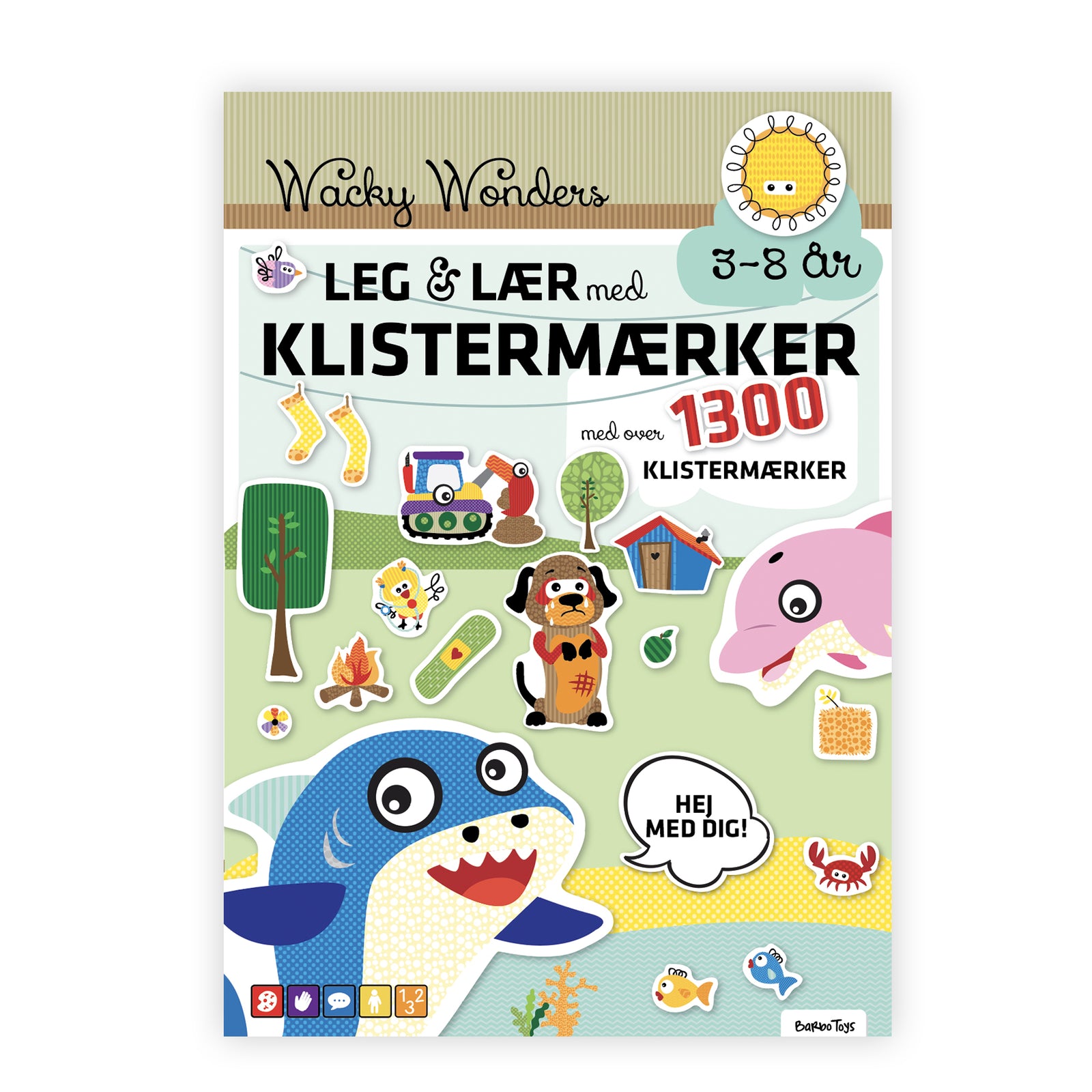 Wacky Wonders - Leg & Lær med Klistermærker