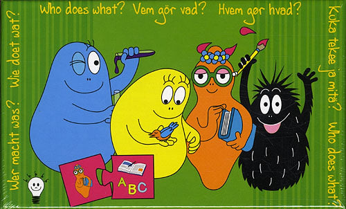 Puslespil: Barbapapa - Hvem gør hvad ?