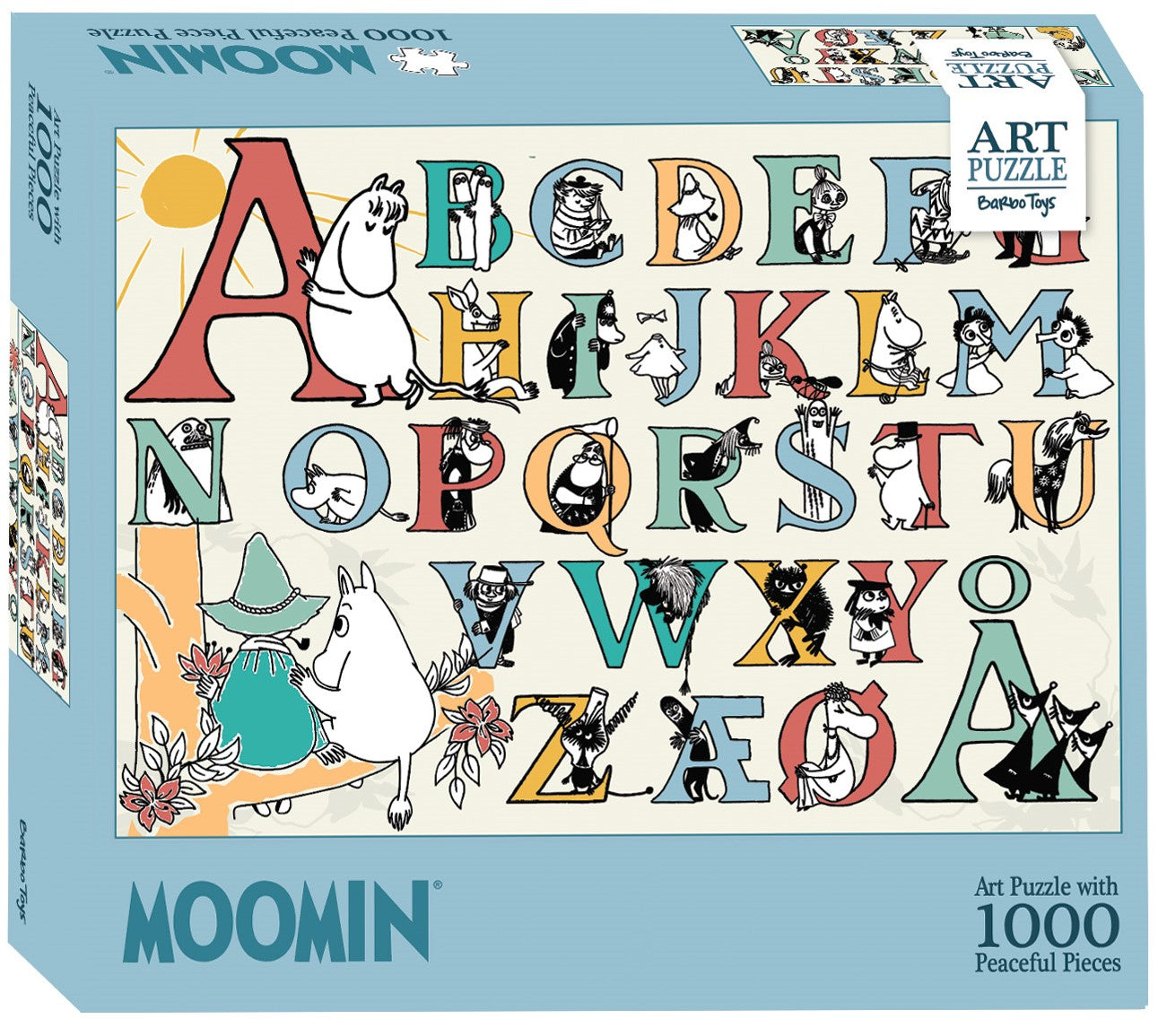 Mumitroldene Art Puslespil - 1000 brikker - ABC