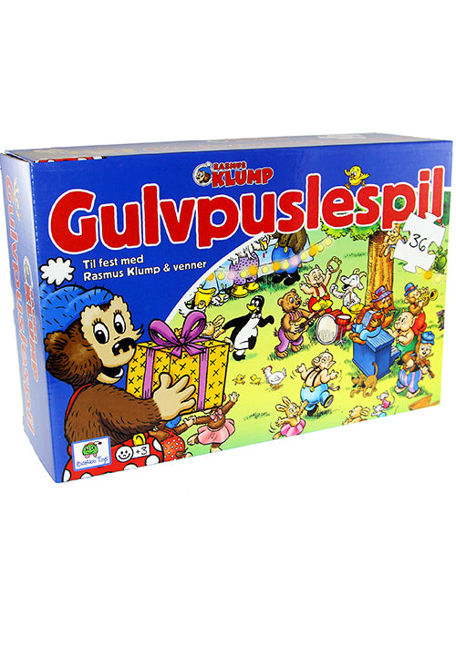 Rasmus Klump Gulvpuslespil - Til fest med vennerne