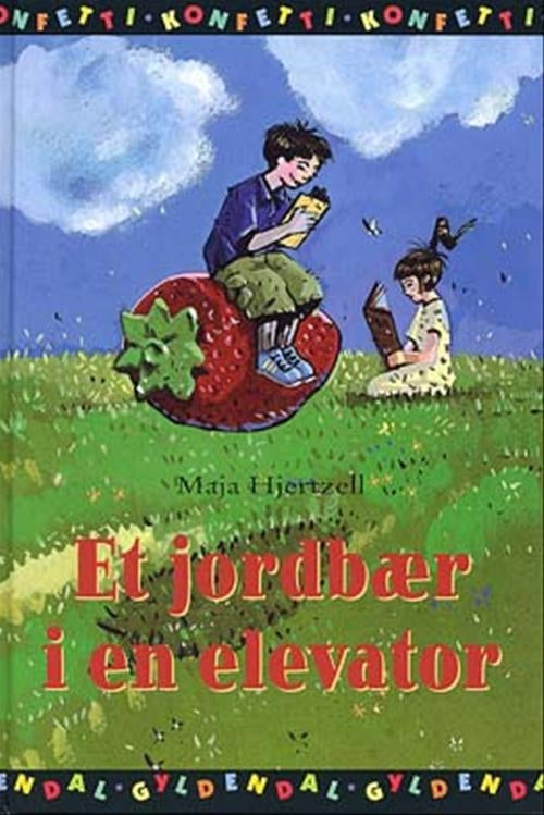Et jordbær i en elevator