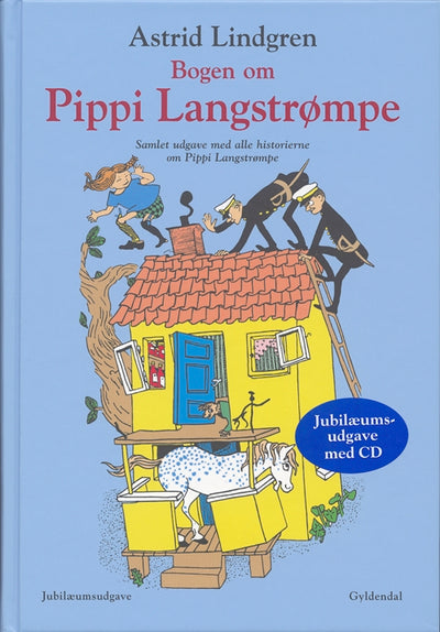 Bogen om Pippi Langstrømpe - jubilæumsudgave med cd.