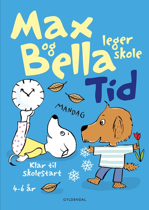 Max og Bella leger skole. Tid