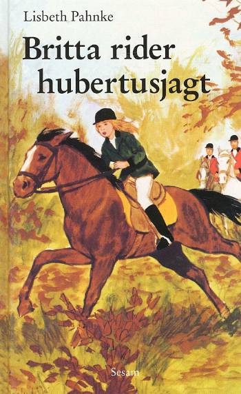 Britta rider hubertusjagt