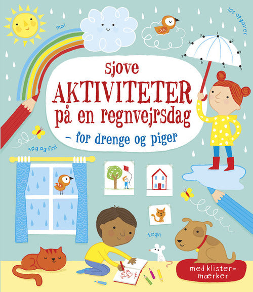 Sjove aktiviteter på en regnvejrsdag for drenge og piger