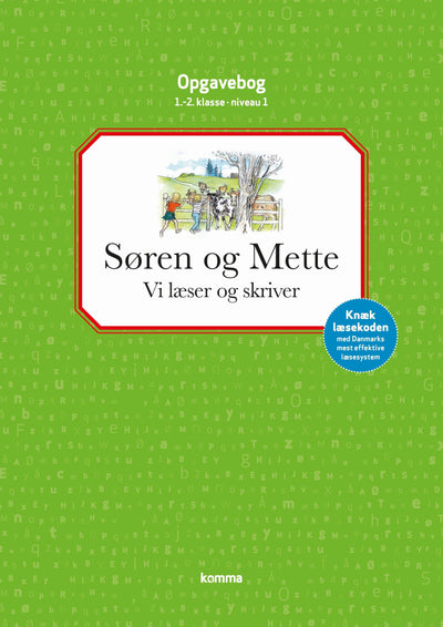 Søren og Mette vi læser og skriver opgavebog 1.-2. kl. niveau 1