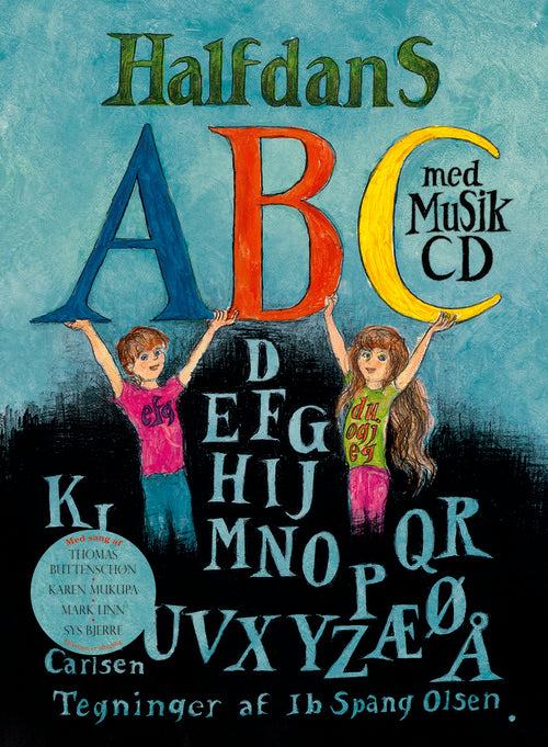 Halfdans ABC med CD – BørnenesBoghandel