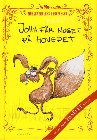 Pisselet at læse: John får noget på hovedet