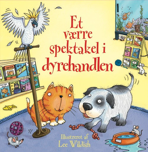 Et værre spektakel i dyrehandlen m/lyd