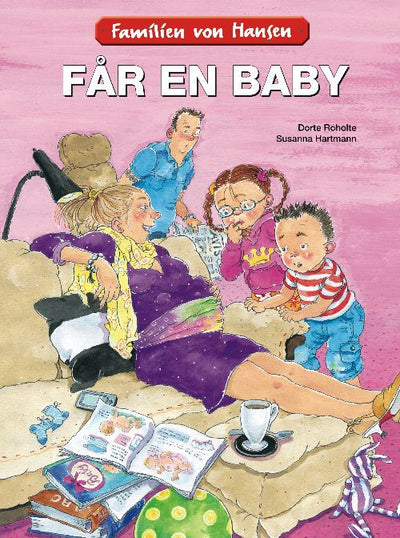 Familien von Hansen får en baby