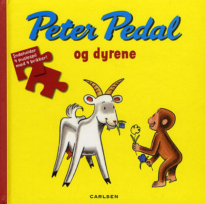Peter Pedal og dyrene m/puslespil