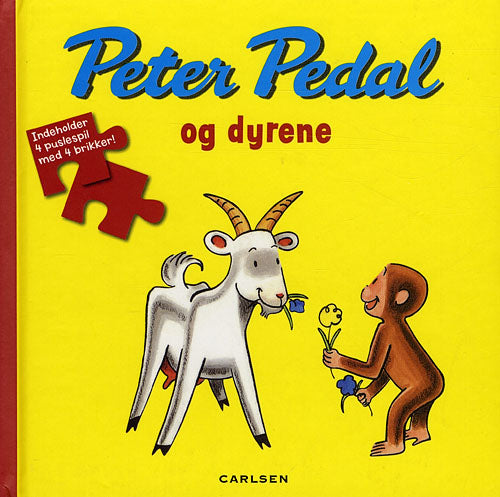 Peter Pedal og dyrene m/puslespil