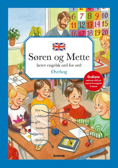 Søren og Mette lærer engelsk ord for ord - øvebog