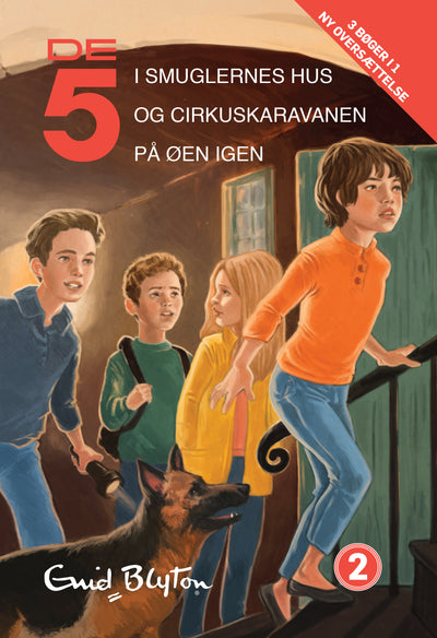 De 5, samlebind 2, De 5 i smuglernes hus, De 5 og cirkuskaravanen, De 5 på øen i