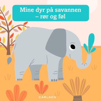 Mine dyr på savannen - rør og føl