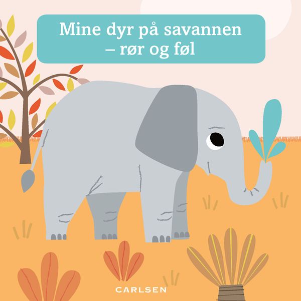 Mine dyr på savannen - rør og føl