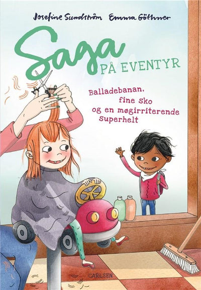 Saga på eventyr - Balladebanan, fine sko og en møgirriterende superhelt