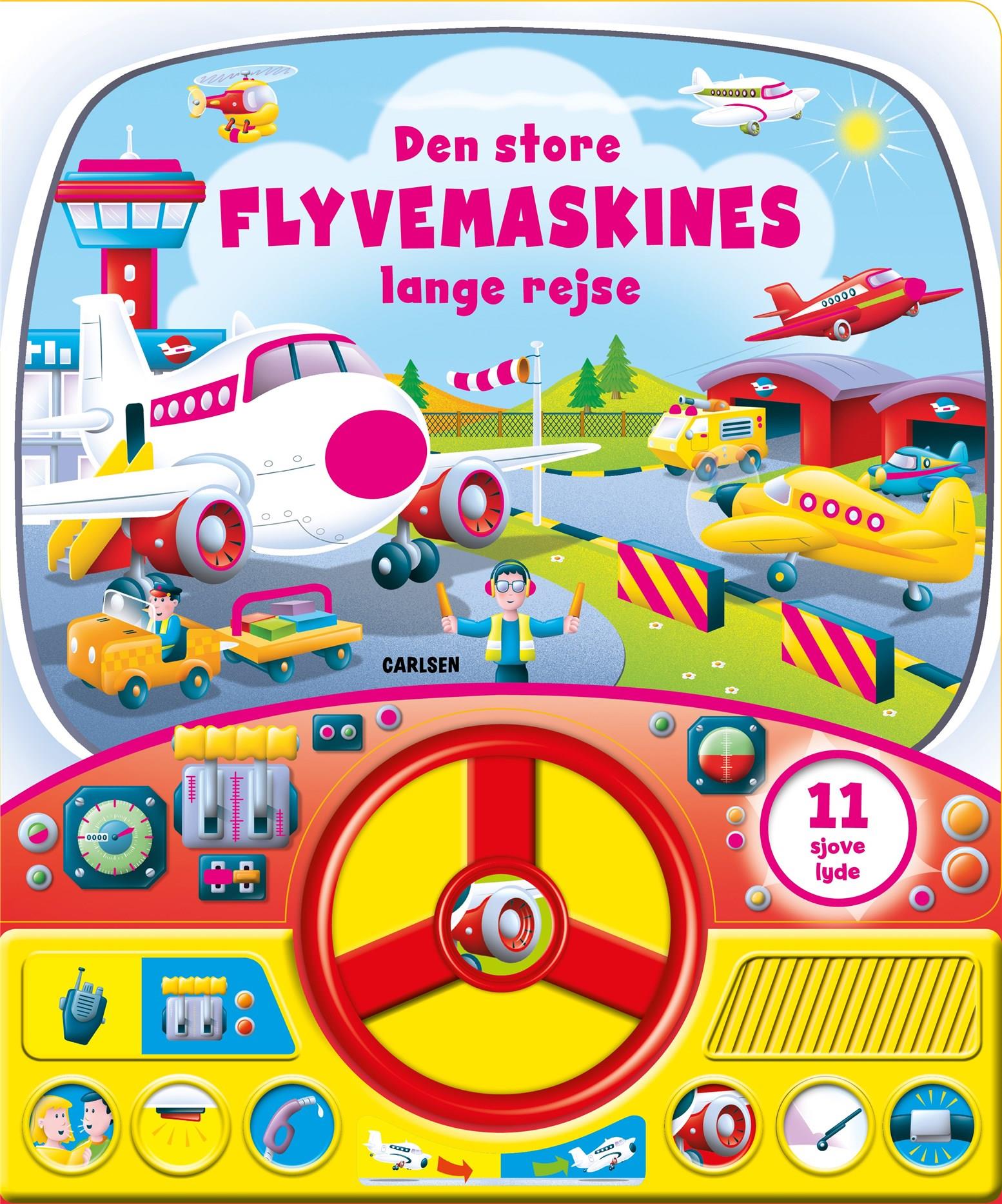 Den store flyvemaskines lange rejse - med lyd og rat