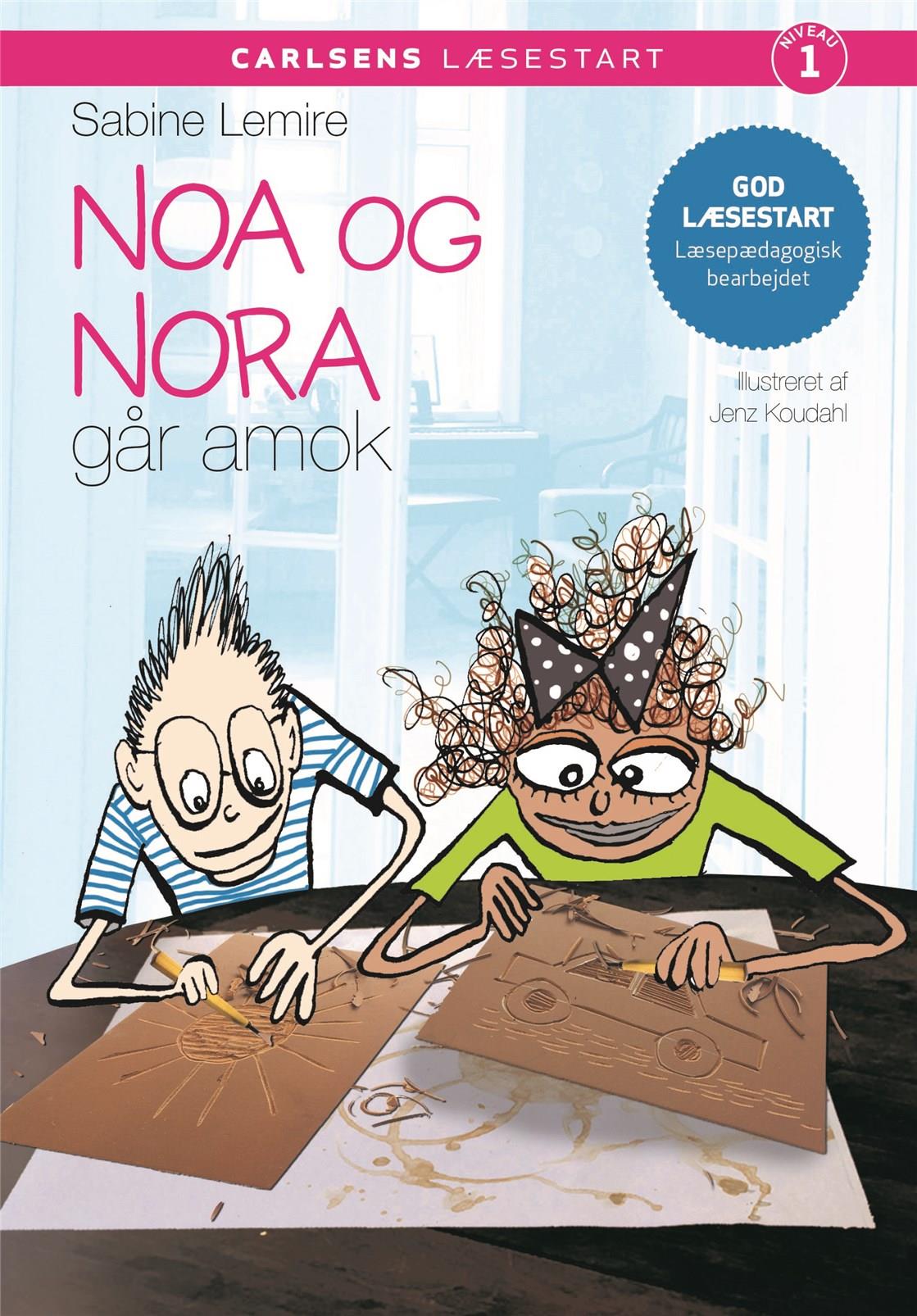 Carlsens Læsestart - Noa og Nora går amok