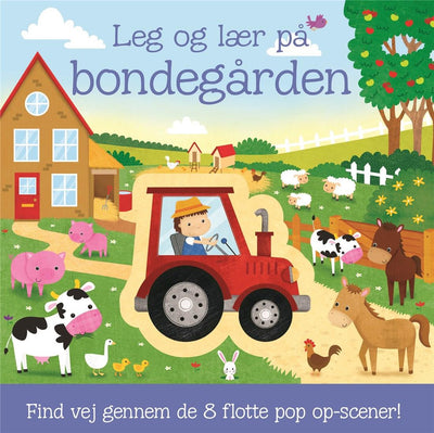 Leg og lær på bondegården - med 8 pop op-scener