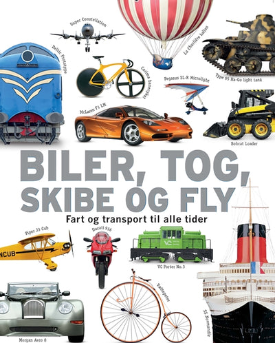 Biler, tog, skibe og fly