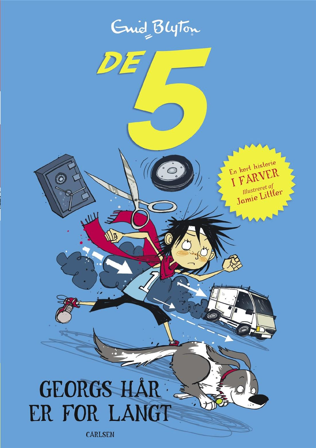 De 5 - Georgs hår er for langt (illustreret)