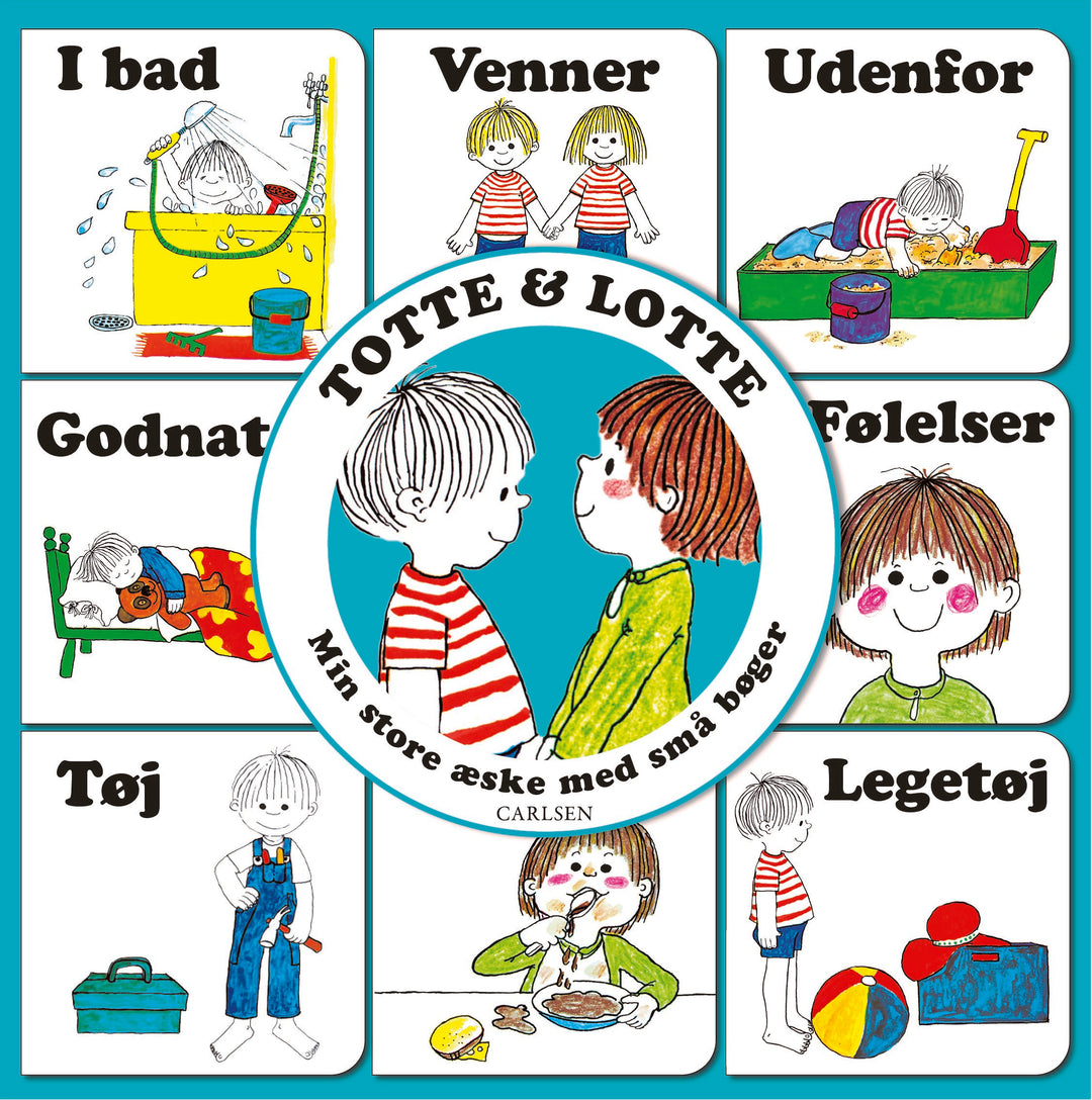 Totte &amp; Lotte: Min store æske med små bøger