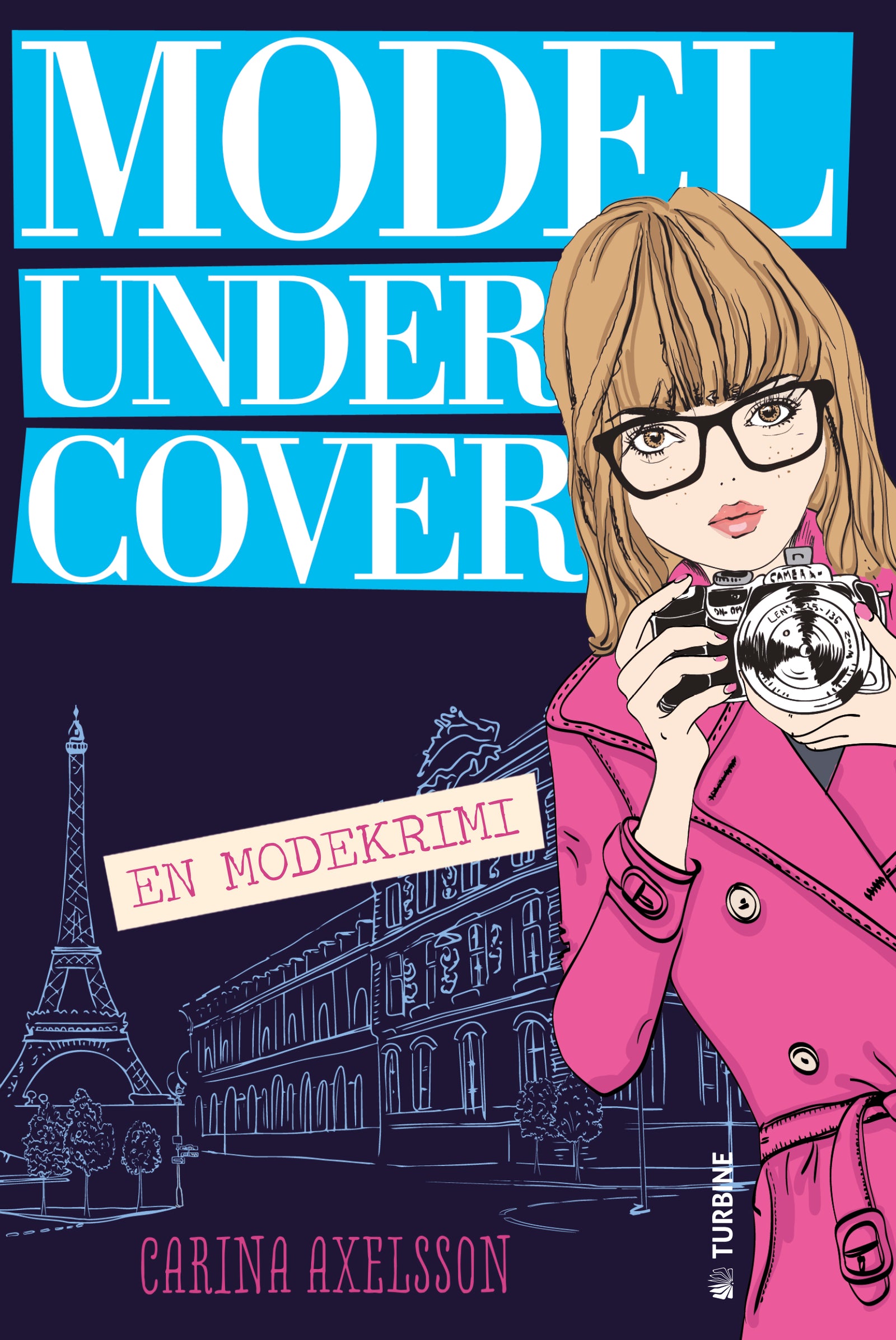 Model under cover