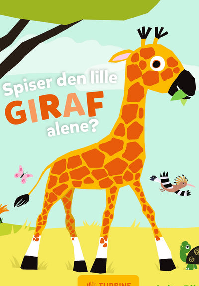 Spiser den lille giraf alene?