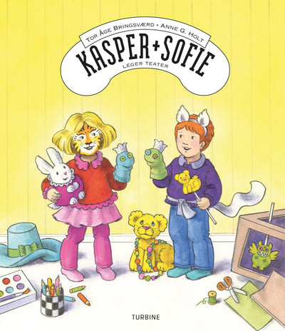 Kasper og Sofie leger teater