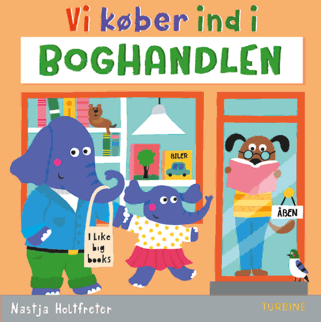 Vi køber ind i boghandlen