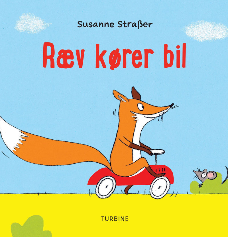 Ræv kører bil