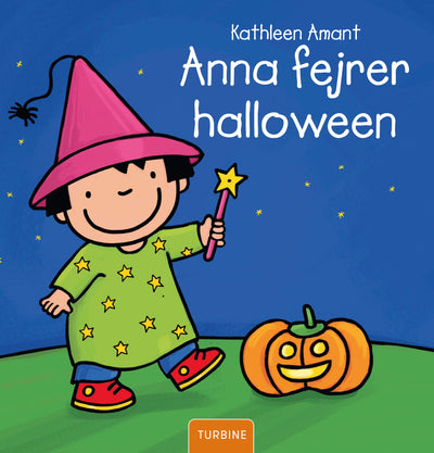 Anna fejrer halloween