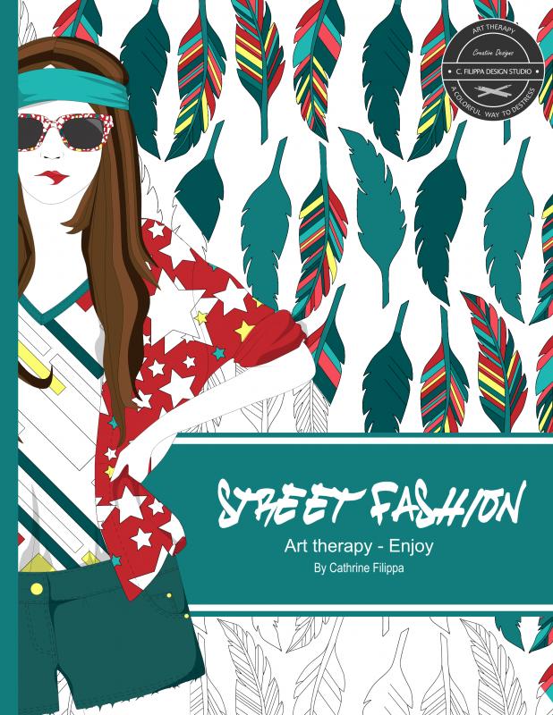 Street Fashion - Coloring Book