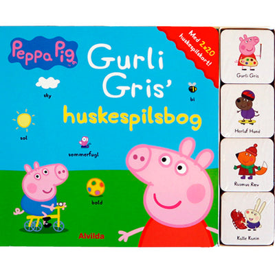 Peppa Pig - Gurli Gris' huskespilsbog (med 2 x 20 huskespilskort)
