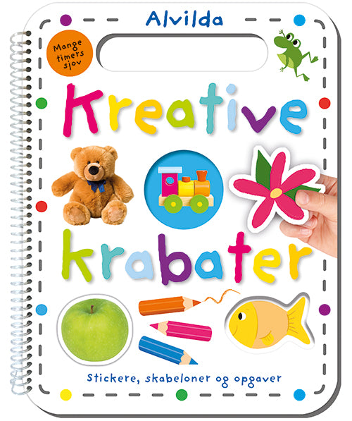 Kreative krabater - Stickere, skabeloner og opgaver