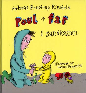 Poul og far i sandkassen