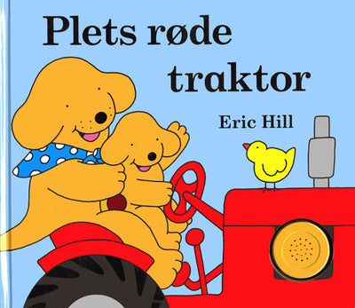 Plets røde traktor