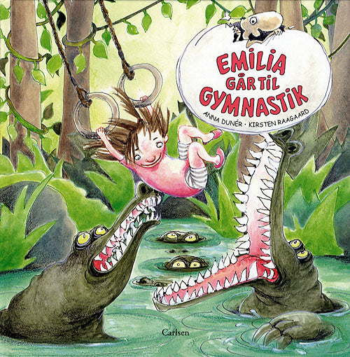 Emilia går til gymnastik