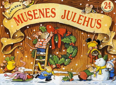 Musenes julehus m/ 24 små kalenderbøger