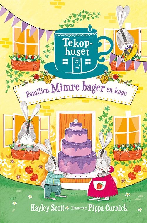 Tekophuset (2) Familien Mimre bager en kage