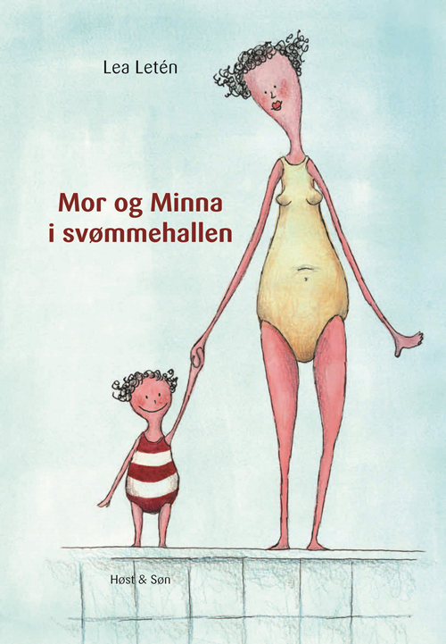 Mor og Minna i svømmehallen