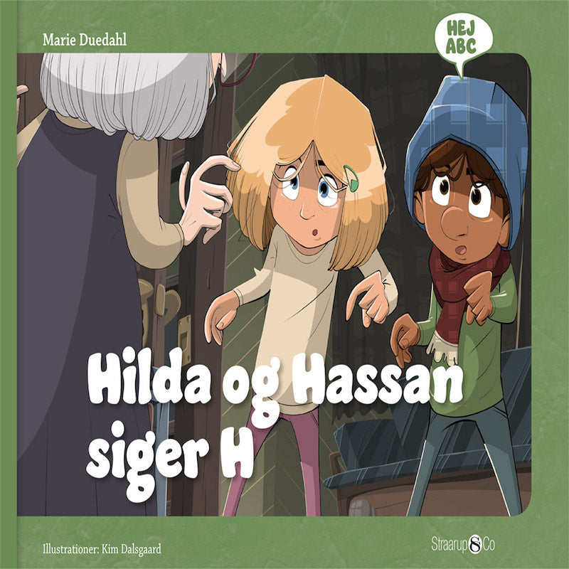 Hilda og Hassan siger H