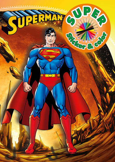 Superman -  Super Sticker & Color